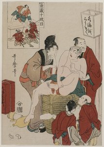 Chushingura: Akt X af The Storehouse of Loyalty, slutningen af 1790
