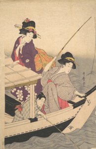 Fiskeri, slutningen af 1700-tallet. af Kitagawa Utamaro