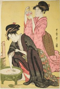 Guldfisk af Kitagawa Utamaro