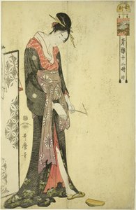 Hour of the Ox [02:00] af Kitagawa Utamaro
