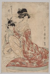Ichikawa af fyrrenåle af Kitagawa Utamaro