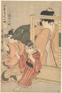 Kiyomizu Komachi, fra serien Futabagusa nana Komachi af Kitagawa Utamaro