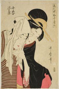 Koharu plan d Autisme, fra tee-serien s af Kitagawa Utamaro