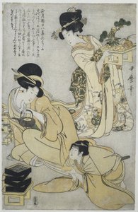 Nyt år Årets fem festivaler (serietitel) af Kitagawa Utamaro