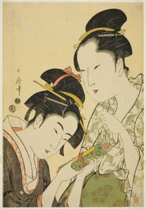 Jeg vågnede plan d OFF tid af Kitagawa Utamaro