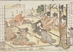 Adfærdsregler i fornøjelseskvarteret af Kitagawa Utamaro
