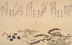 Skaller under vand, 1790. af Kitagawa Utamaro