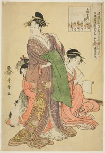 Takigawa af Ogiya af Kitagawa Utamaro