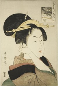 Tatsumi Roko, fra serien Renowned Beauties Likened to the Six Immortal Poets af Kitagawa Utamaro
