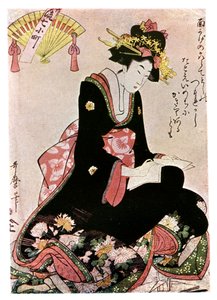 Papirstorkens Madonna, 1901. af Kitagawa Utamaro