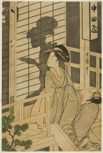 Det østlige tehus af Kitagawa Utamaro