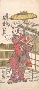 Arashi Otohachi I som en berømt komiker, ca. 1766. af Kitao Shigemasa