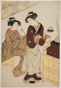 Sakuragawa tehus af Kitao Shigemasa