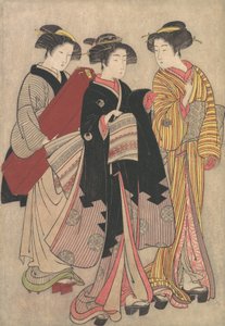 To geishaer ude at gå, 1739-1820.