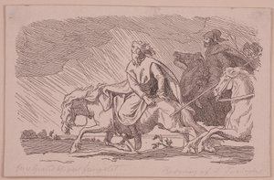 Illustration til "Striden med Jens Grand" af Kittendorff and Aagaard