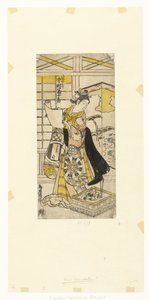 Nakamura og Tomijuro Inderol Yaoya Oshichi Nakamura Tomijuro af Kiyonobu (II) , Torii