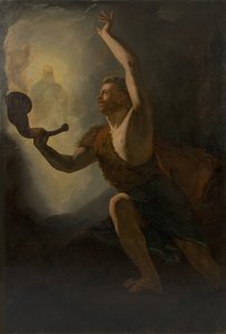 Heimdall kalder guderne til kamp, 1828.