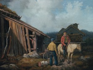 Mand på en hest