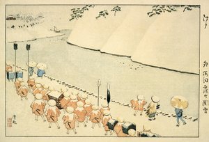 Sne ved Soto-Sakurada, Kasumigaseki af Kobayashi Kiyochika