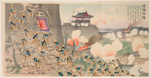 Besættelsen af Liaoyang af Kobayashi Kiyochika
