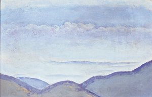 Berge - Bjerge ... (olie på karton) af Koloman Moser