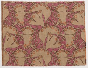 Tekstildesign, 1898. af Koloman Moser