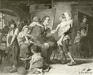 Pestalozzi, børnenes ven (dybtryk)