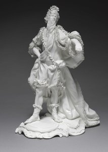 Oceanus, Frankenthal Porcelænsfabrik, Tyskland, ca. 1765 af Konrad Linck