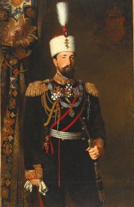 Portræt af Prins Alexander I af Bulgarien 1857-1893, 1881.