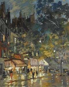 Café i Paris om natten, 1936