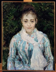Portræt af kunstneren Maria Yakuntchikova Weber (1870-1902) (Portræt af kunstneren M.Yakunchikova Weber). Værk af Konstantin Alexeyevich Korovin (1861-1939), malede hans af Konstantin Alekseevich Korovin