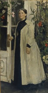 Portræt af Olga Pavlovna Orlova 1838-1926 af Konstantin Alekseevich Korovin