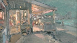 Tehus på Krim af Konstantin Alekseevich Korovin