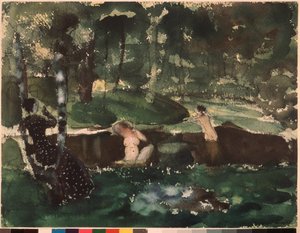 Badende af Konstantin Andreevic Somov