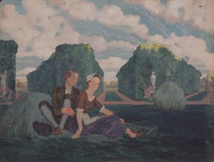 Elskere af Konstantin Andreevic Somov