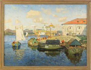 By ved Volga-floden, 1913