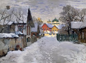 Vinternat, et hjørne af Pskov