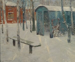 Tidlig sne af Konstantin Konstantinovich Pervukhin