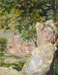 Badende i solen, 1930