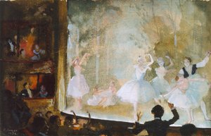 Russisk Ballet, Champs-Elysees: Les Sylphides, 1932