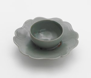 Skålstativ, første halvdel af 1100-tallet (stentøj med celadon glasur) af Korean School