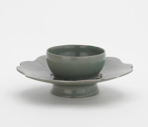 Skålstativ, første halvdel af 1100-tallet (stentøj med celadon glasur) af Korean School