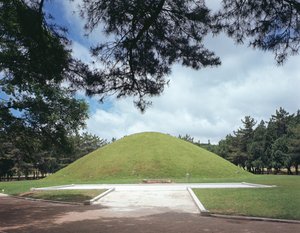 Tumulus af kong Muryong af Korean School