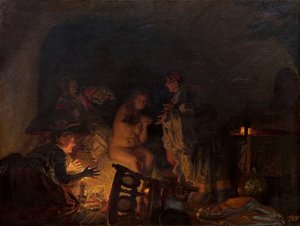 Leonora Christina strippet og søgt af dronning Sophie Amalies tjenere, 1888.