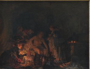 Leonora Christina bliver undersøgt i fængslet af Kristian Zahrtmann