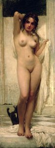 Kvinde bader, 1901