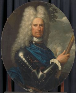 Portræt af kontreadmiral Arent van Buren af Krzyztof (1659-1729) Lubieniecki