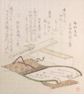 Kakemono og dens æske, 1700-1900-tallet. af Kubo Shunman
