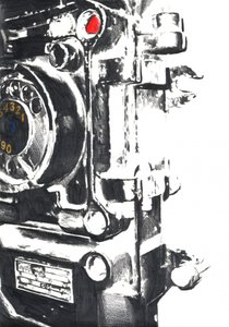 Detaljer om vintage-maskinen af Kulik