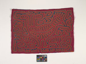Skjortepanel (Mola) (foto) af Kuna Indian Culture